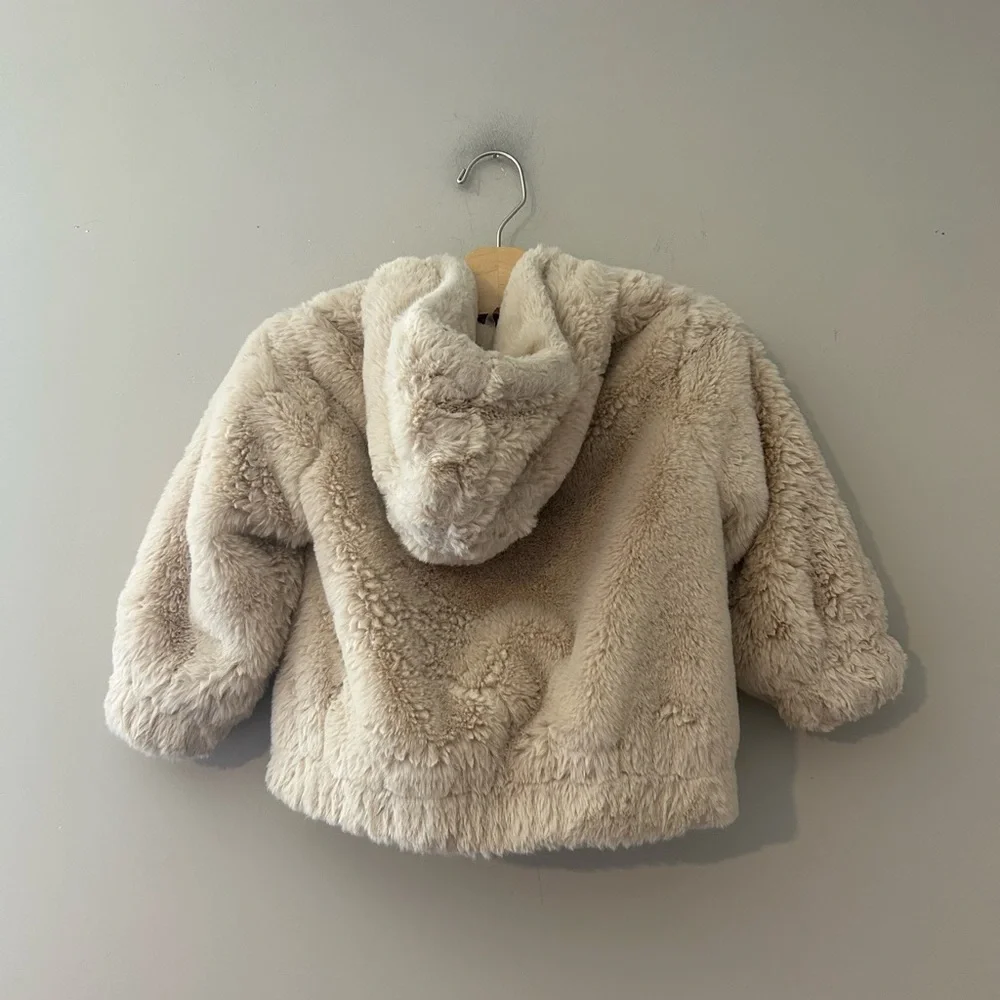 $16 ADD ON Zara Kids Faux Fur Jacket 3-4Y Hanna Andersson Mini‎ Boden Baby Gap